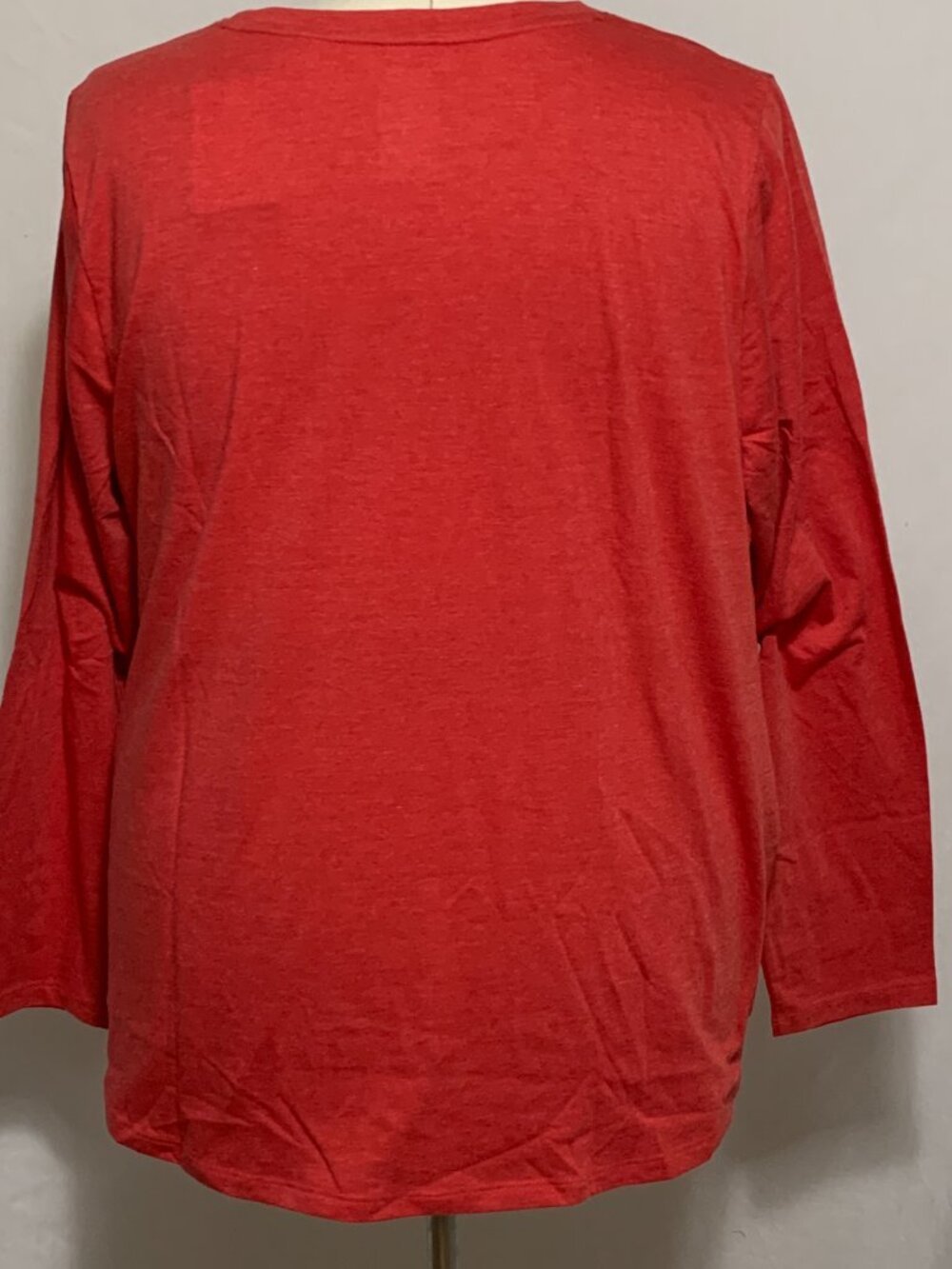 Ugly Christmas Shirt Sonoma Feliz Navidad Long Sleeve Red Green WOMENS Plus 4X - Picture 3 of 4